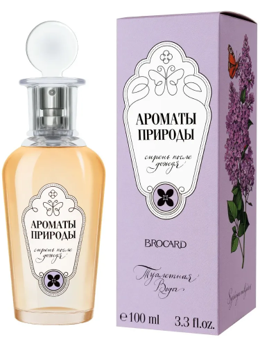 АРОМАТЫ ПРИРОДЫ туалетная вода д/женщин сирень после дождя 100мл